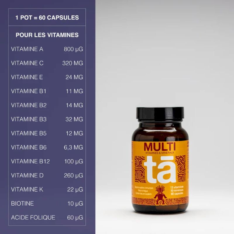 Tā Energy Capsules de Vitamines | Hardloop