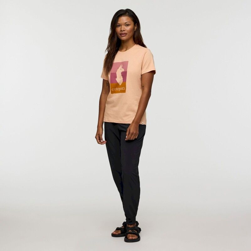 Cotopaxi Llama Block T-Shirt - T-shirt - Damer | Hardloop
