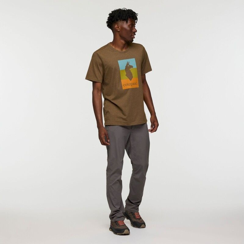 Cotopaxi Llama Block T-Shirt - T-shirt - Heren | Hardloop