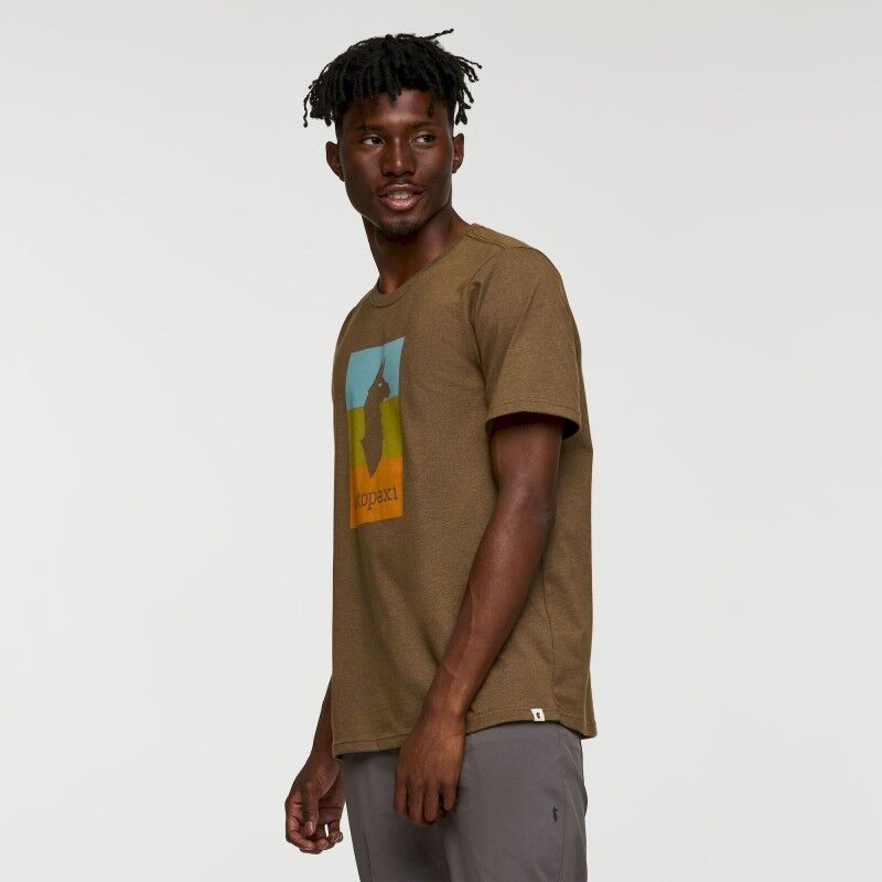 Cotopaxi Llama Block T-Shirt - T-shirt - Herr | Hardloop