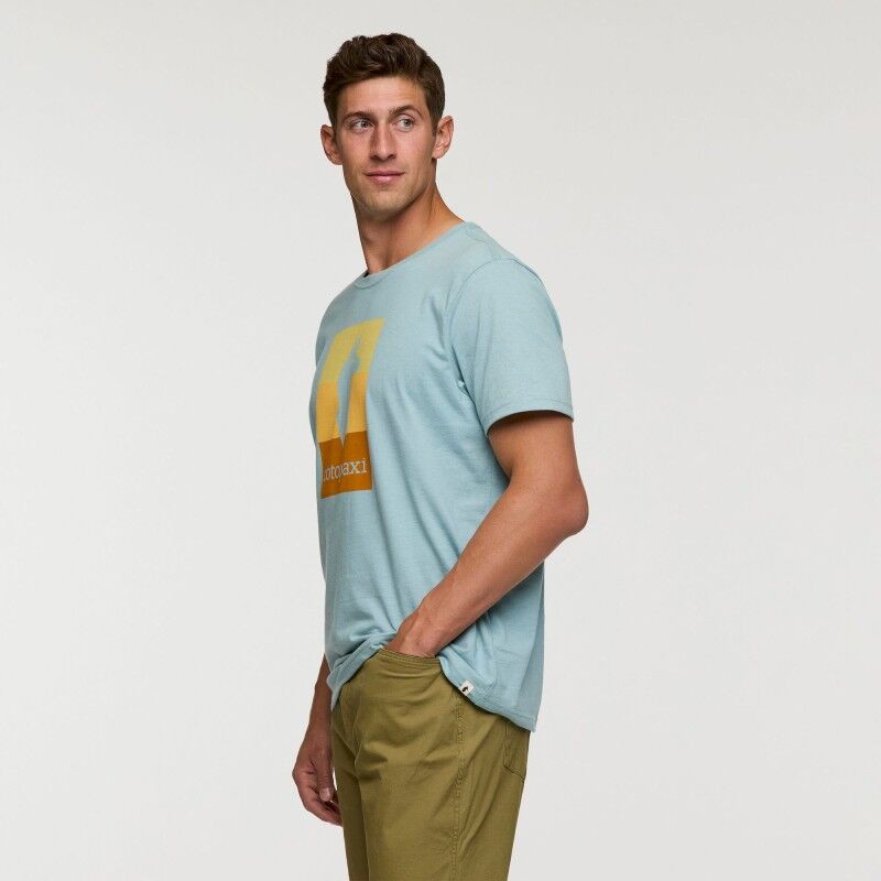 Cotopaxi Llama Block T-Shirt - T-shirt - Herrer | Hardloop
