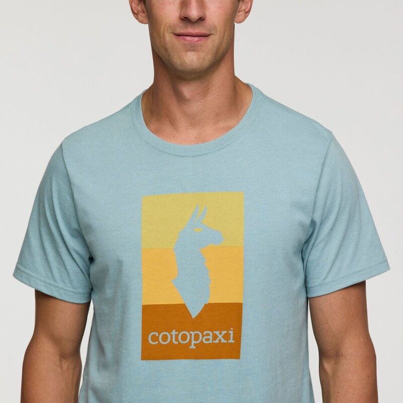 Cotopaxi Llama Block T-Shirt - T-shirt - Herrer | Hardloop