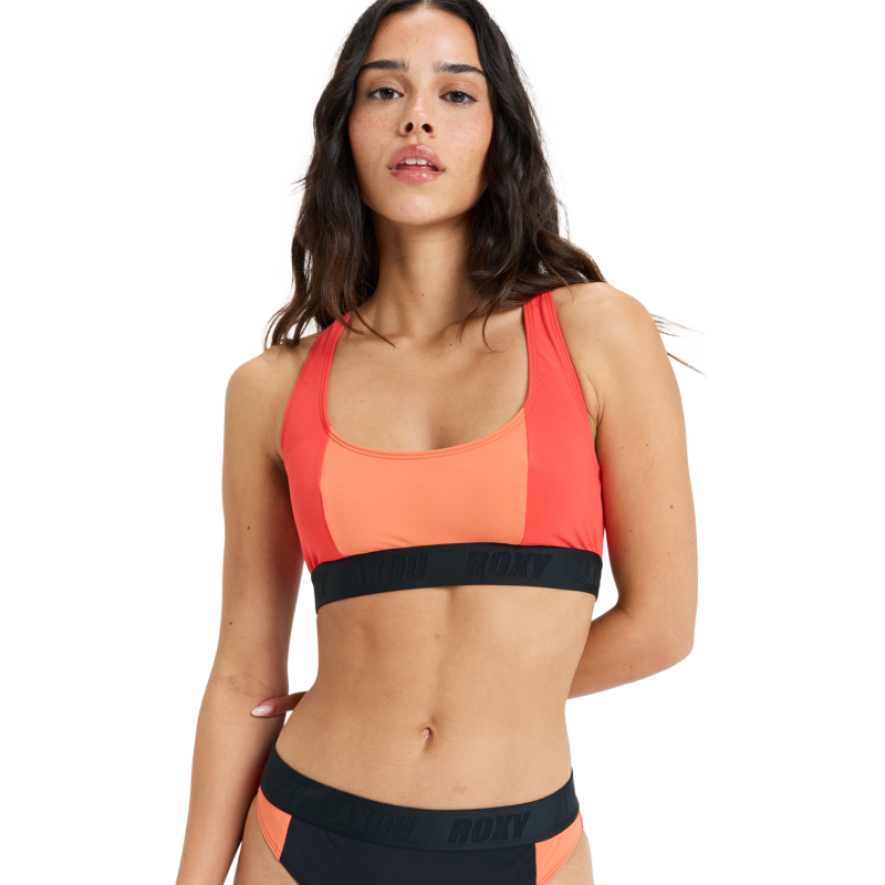 Roxy Active Colorblk - Top biquíni mulher | Hardloop