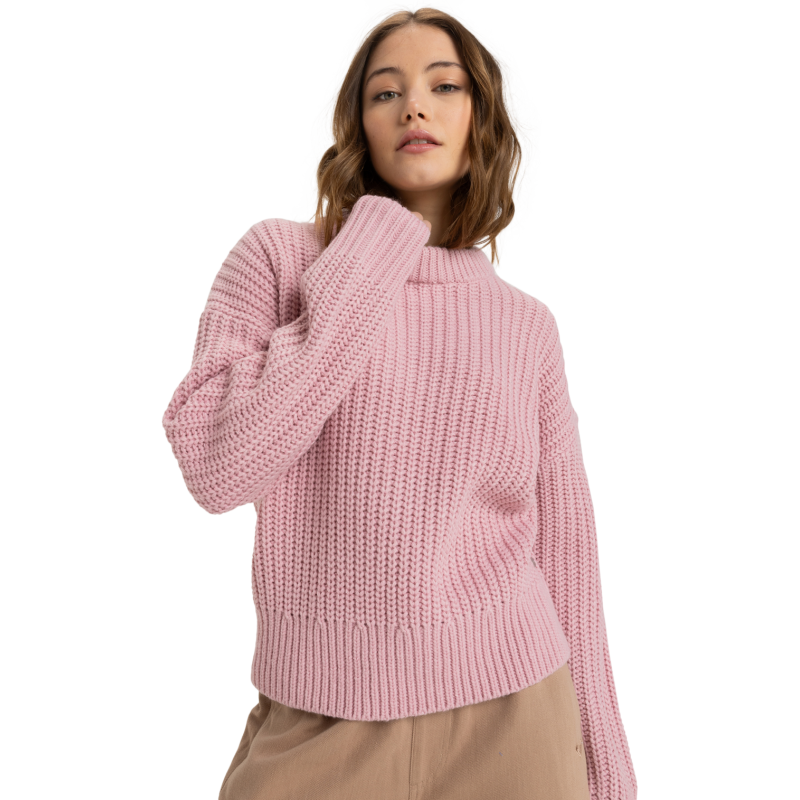Roxy Sweat-shirt à Col Rond Cozy Day Pour Femme