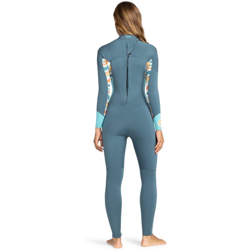 Roxy 4/3 mm Swell Series 2022 Back Zip GBS - Traje de neopreno de surf - Mujer | Hardloop