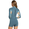 Roxy 2 mm Swell Series Springsuit Back Zip LS - Traje de neopreno de surf - Mujer | Hardloop