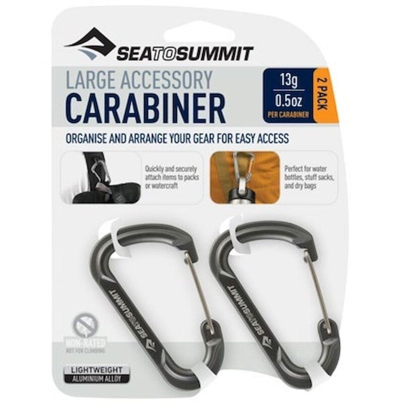 Sea To Summit Accessory Carabiner Set 2 pieces Large - Cestovní doplňky | Hardloop
