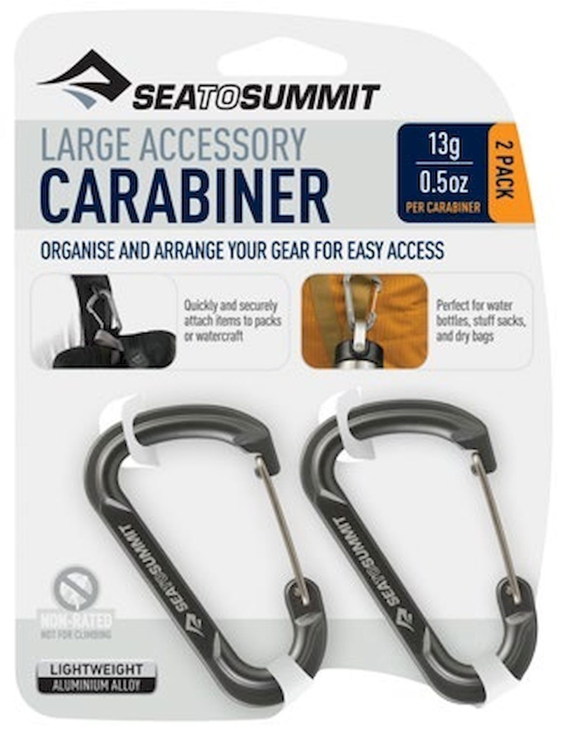 Sea To Summit Accessory Carabiner Set 2 pieces Large - Mosquetón | Hardloop