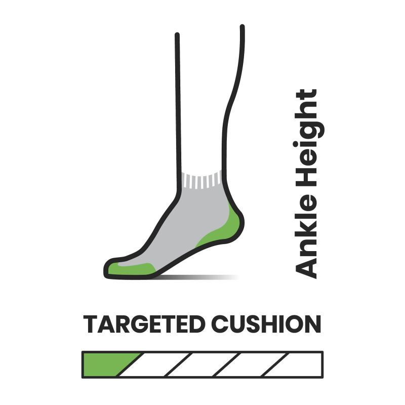 Smartwool Hike Targeted Cushion Ankle - Skarpety trekkingowe | Hardloop
