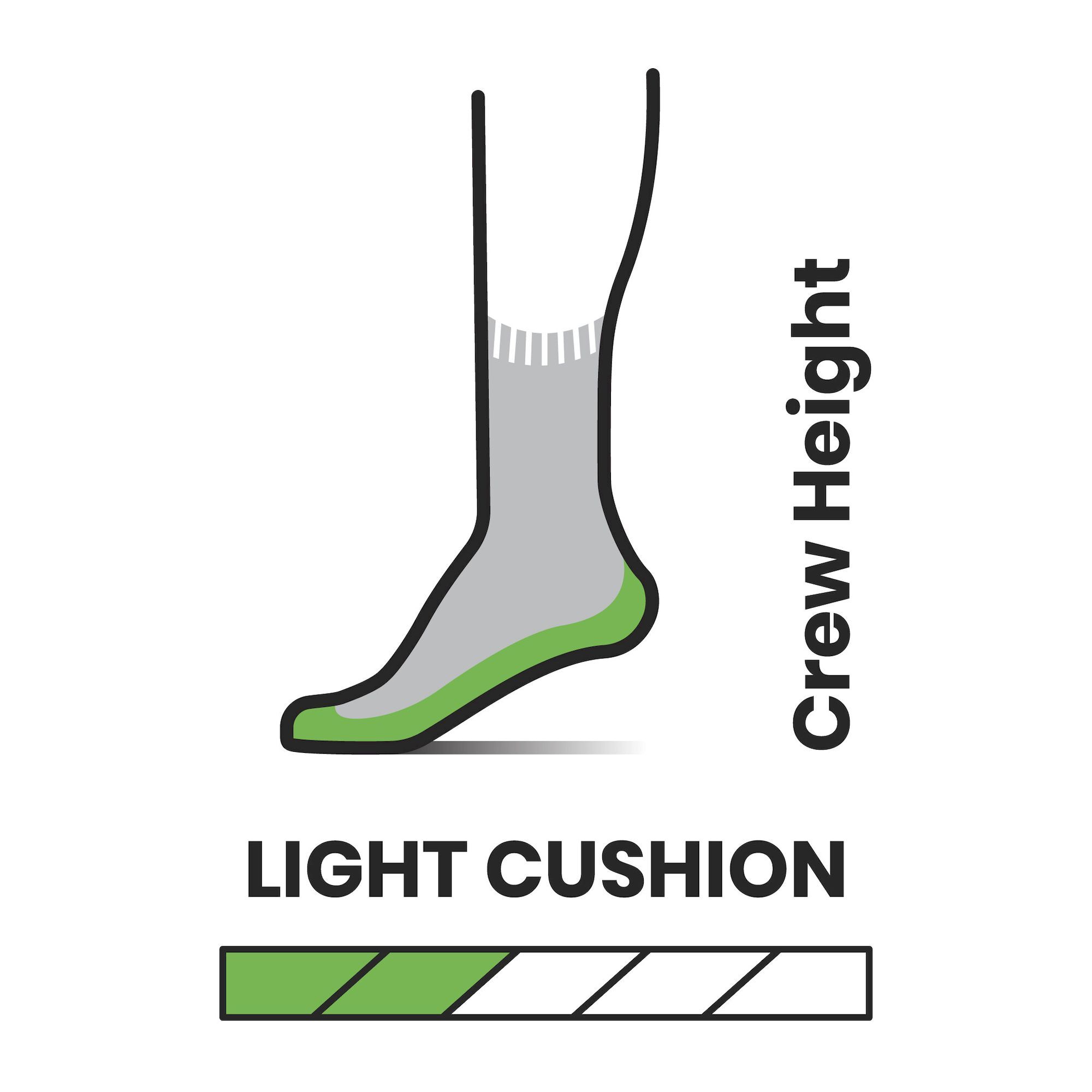 Smartwool Hike Light Cushion Mountain Moon Crew - Skarpety trekkingowe damskie | Hardloop
