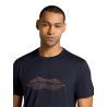icebreaker Merino 150 Tech Lite SS Tee Pukaki Reflected - Camiseta de merino - Hombre | Hardloop