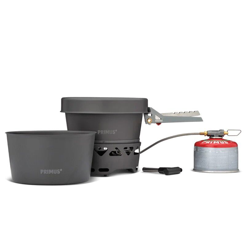 Primus Primetech Stove Set 2x2.3L W.Pan - Conjunto de cozinha campismo | Hardloop