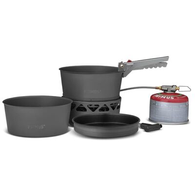 Primetech Stove Set 2x1.3L  W.Pan - Kochset