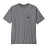 Patagonia Chouinard Crest Pocket Responsibili-Tee - T-shirt - Herrer | Hardloop