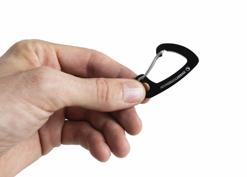Ticket to the Moon Aluminium carabiner 6kN x2 - Moschettone | Hardloop