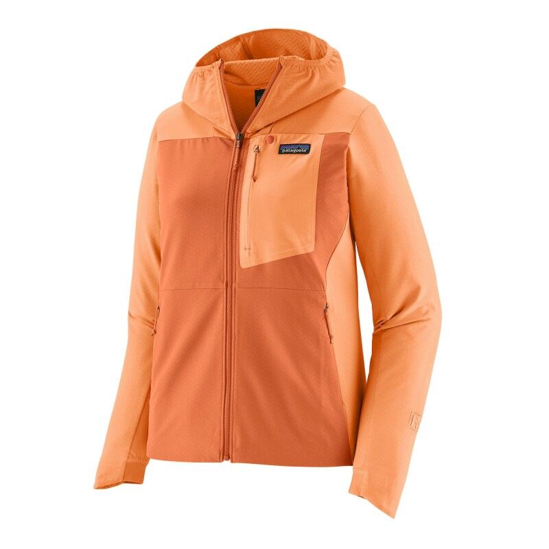 Patagonia W's R1 CrossStrata Hoody Softshelljacke Damen Hardloop