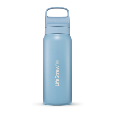 GO Stainless Steel Water Filter Bottle - Cantil com filtro