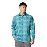 River Blue Large Blur Check