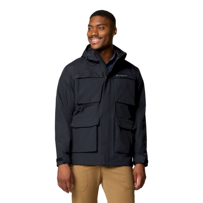 Parka Columbia Homme Taille L - Imprimé Camouflage Multi-couleurs - Capuche Nordique Interchangeable - Occasion Parfait état