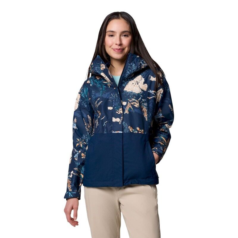 Columbia Damen Regen Jacke Blau M