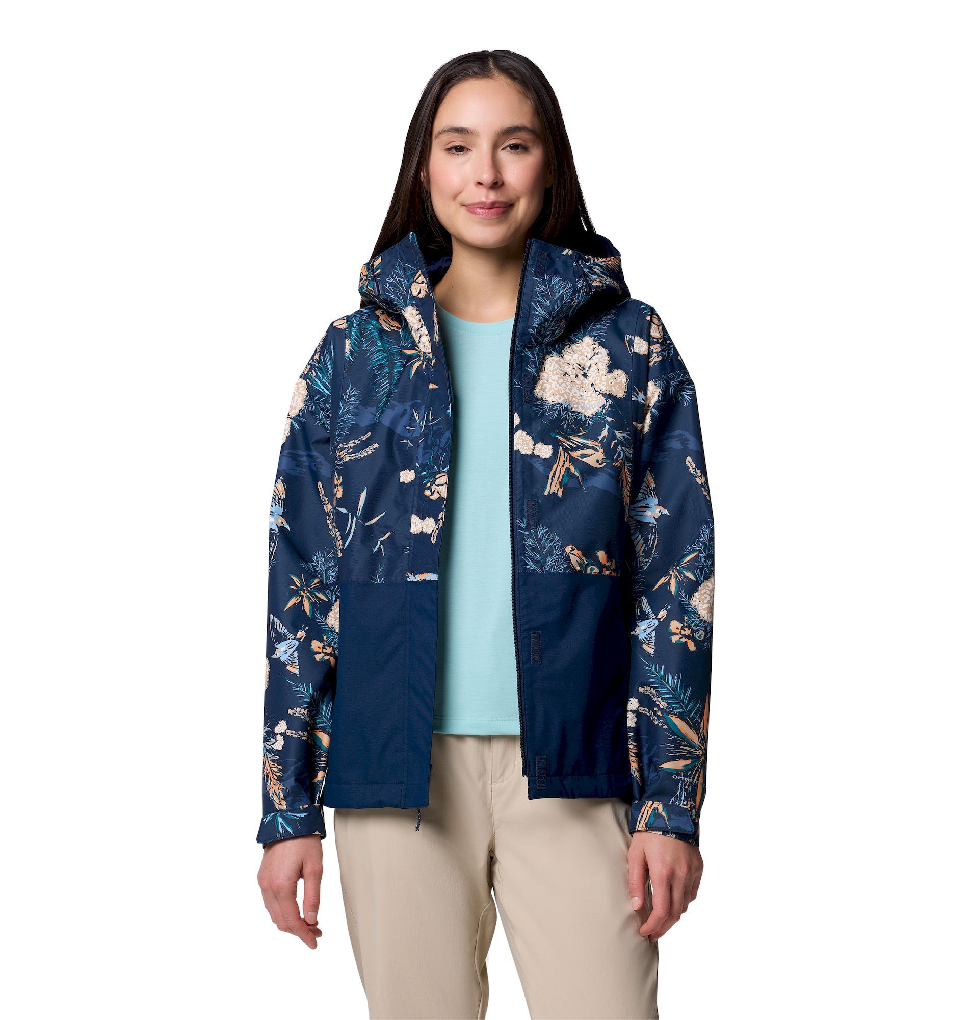 Columbia Hikebound Printed Jacket - Kurtka przeciwdeszczowa damska | Hardloop