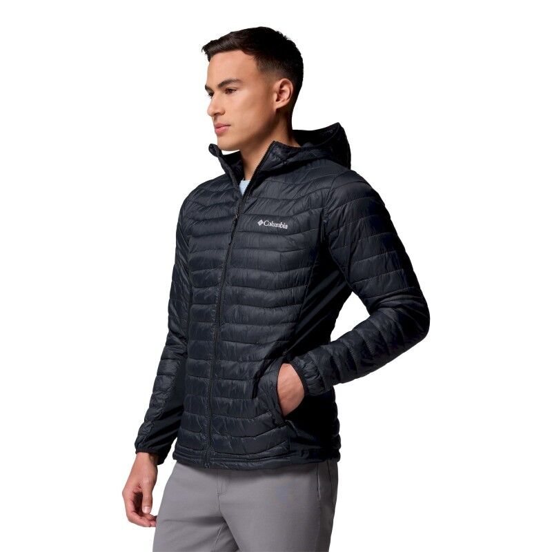 Columbia Powder Pass Hybrid Hooded Jacket - Tekokuitutakki - Miehet | Hardloop
