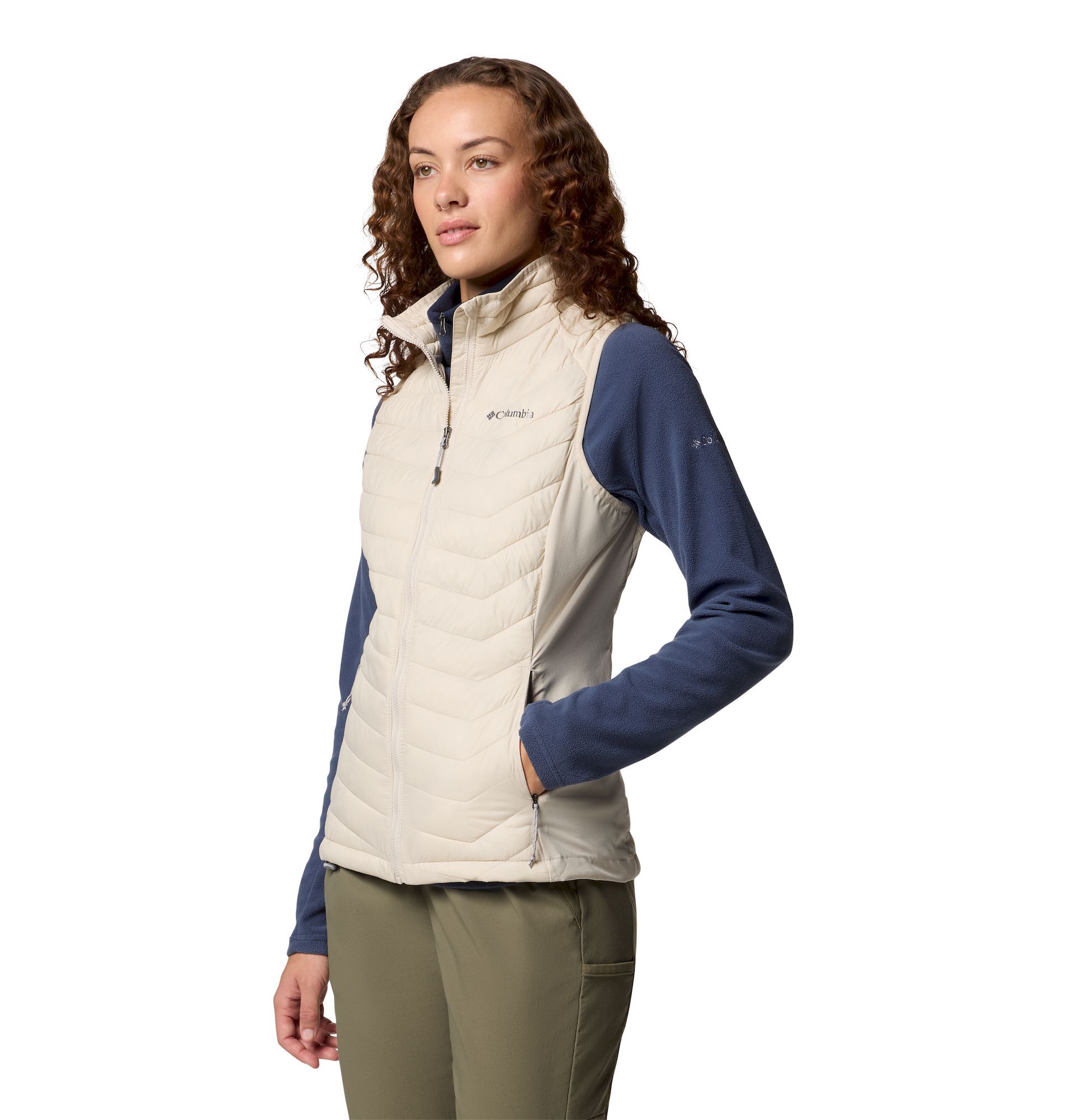 Columbia Powder Pass II Hybrid Vest - Bezrękawnik damski | Hardloop