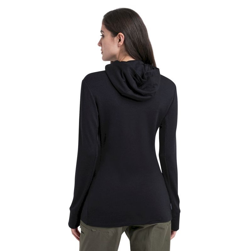 icebreaker 260 Quantum IV LS Zip Hoodie - Merino Fleecejacke - Damen | Hardloop