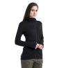 icebreaker 260 Quantum IV LS Zip Hoodie - Forro polar de lana merina - Mujer | Hardloop