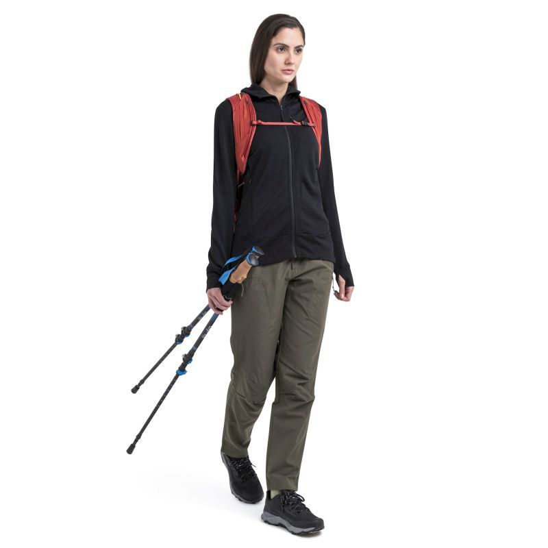 icebreaker 260 Quantum IV LS Zip Hoodie - Polar z wełny Merino® damski | Hardloop
