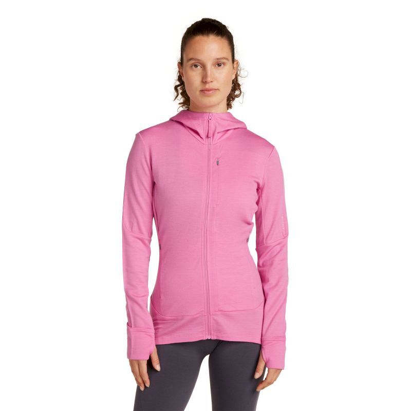 icebreaker 260 Quantum IV LS Zip Hoodie - Merino Fleece jacket - Women's | Hardloop