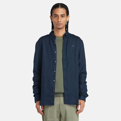 Mill Brook Linen Shirt LS - Pánská košile