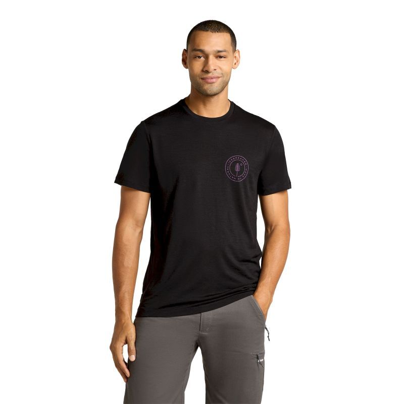 icebreaker Merino 150 Tech Lite SS Tee Hike Naturally - Koszulka z wełny Merino® męska | Hardloop