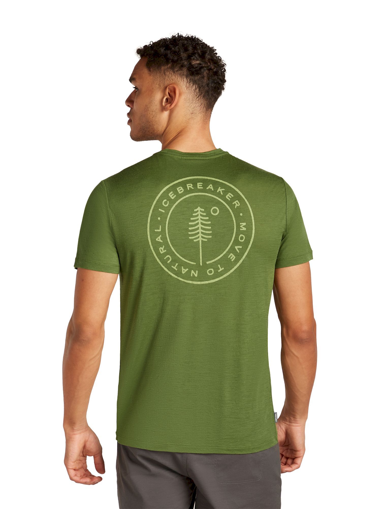 icebreaker Merino 150 Tech Lite SS Tee Hike Naturally - T-shirt en laine mérinos homme | Hardloop