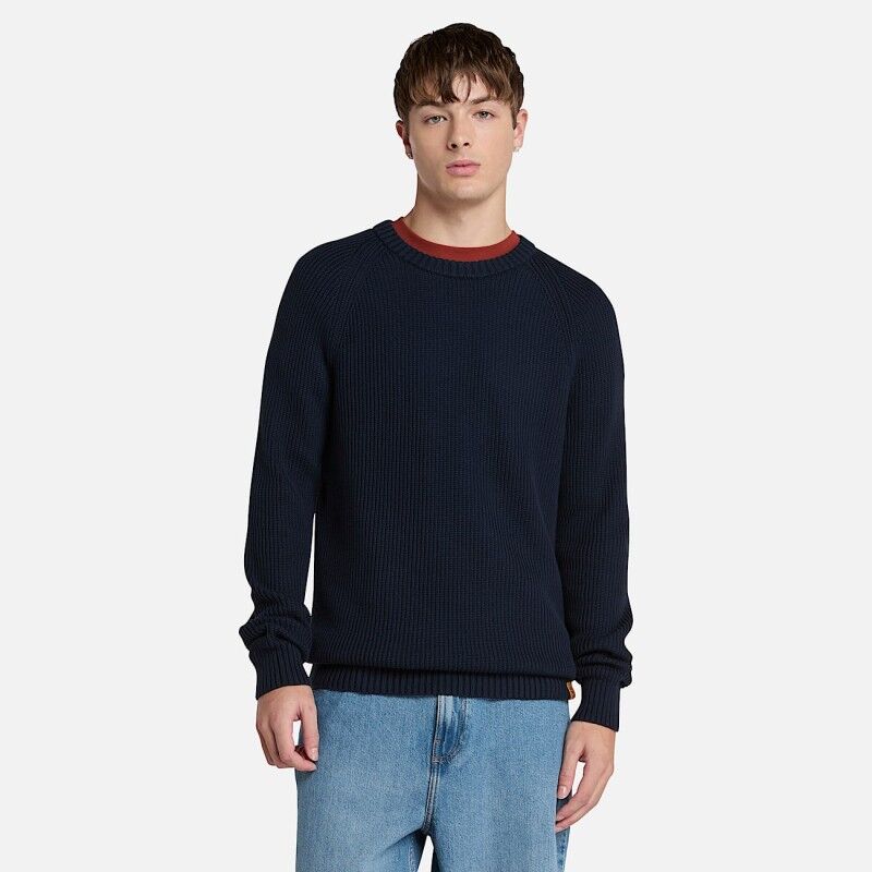 Timberland Raglan Sleeve Ribbed Knit - Sweter męski | Hardloop
