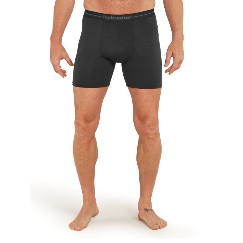 Icebreaker Mens Anatomica Long Boxers - Bokserki | Hardloop