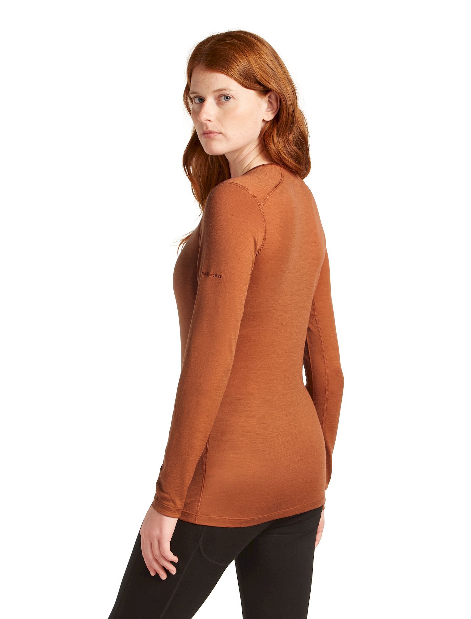 Icebreaker 200 Oasis Long Sleeve Crewe - Bielizna z wełny Merino damska | Hardloop
