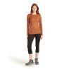 Icebreaker 200 Oasis Long Sleeve Crewe - Bielizna z wełny Merino damska | Hardloop