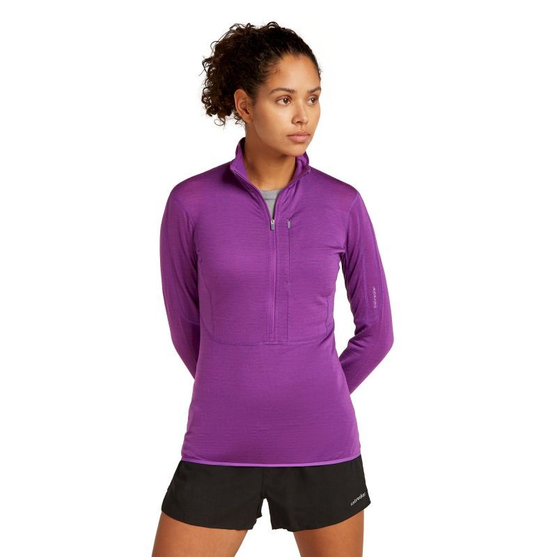 icebreaker 200 Realfleece Descender LS Half Zip - Merino Fleece jacket - Women's | Hardloop