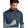 icebreaker 200 RealFleece Descender LS Zip Hoodie - Giacca in pile di merino - Uomo | Hardloop