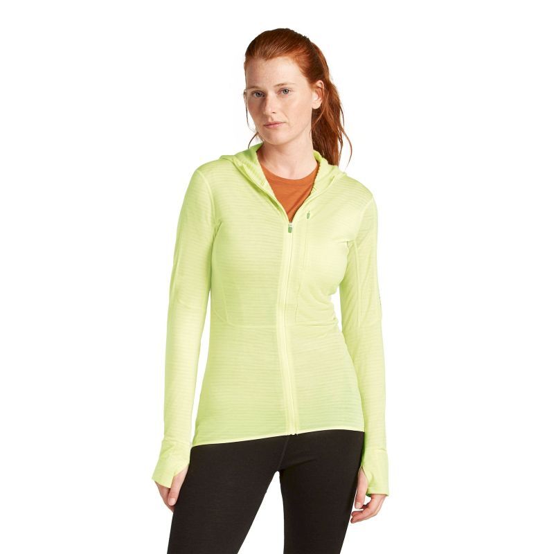 icebreaker 200 RealFleece Descender LS Zip Hoodie - Merino Fleece jacket - Women's | Hardloop