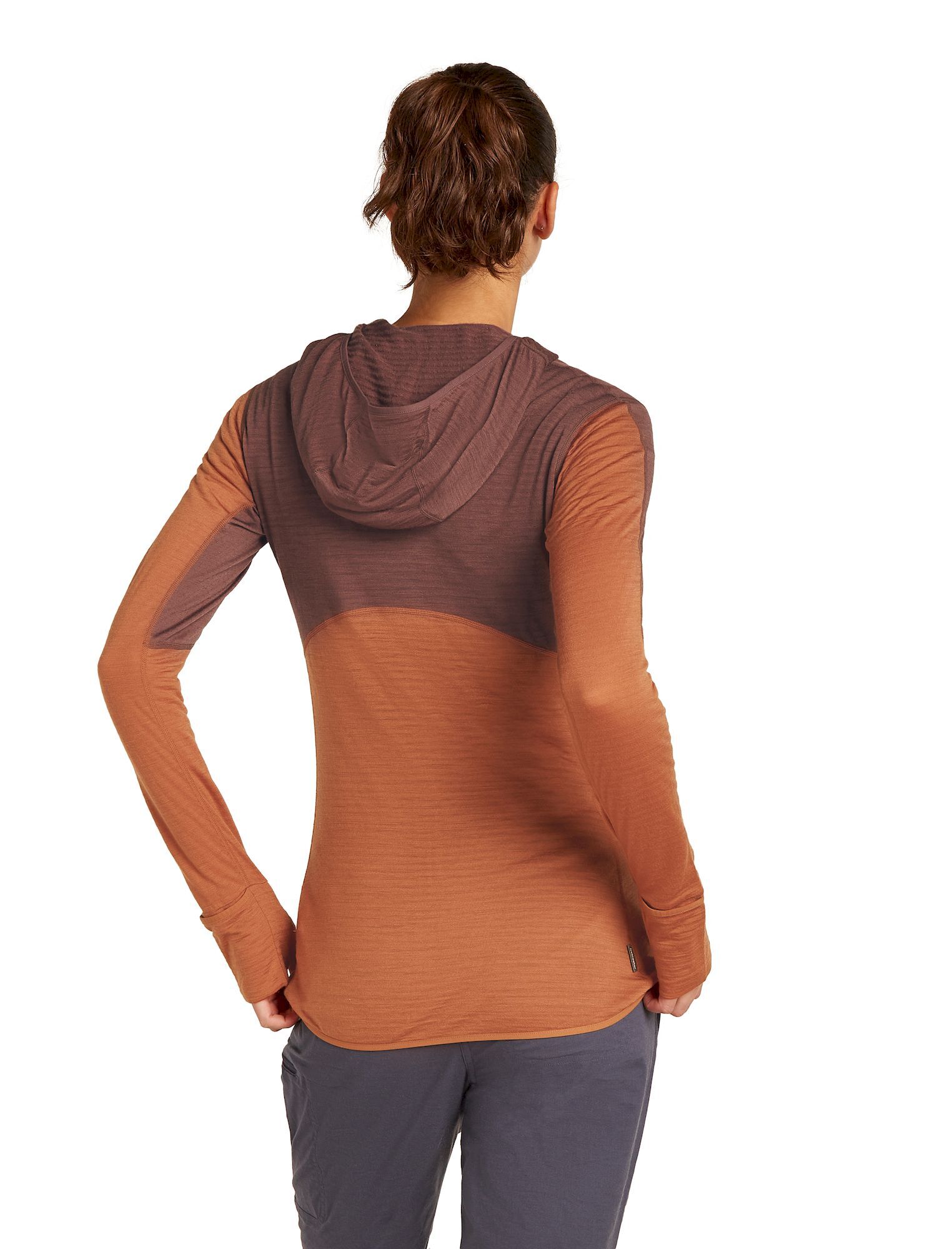 icebreaker 200 RealFleece Descender LS Zip Hoodie - Polaire en laine mérinos femme | Hardloop