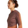 icebreaker 200 RealFleece Descender LS Zip Hoodie - Polaire en laine mérinos femme | Hardloop