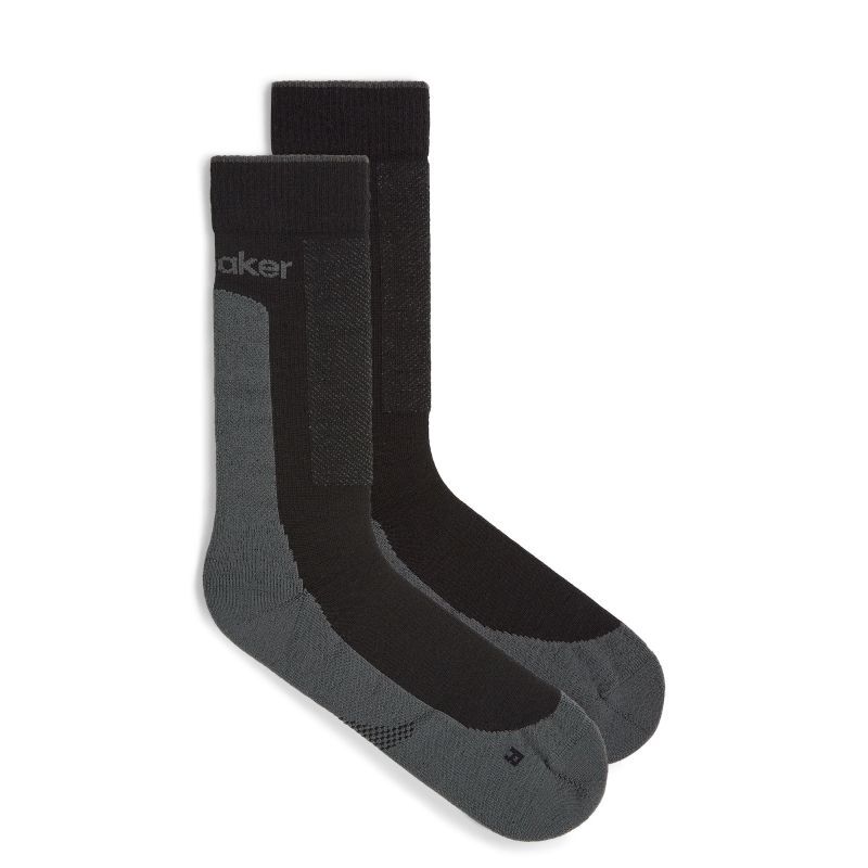 icebreaker Merino Hike+ Medium Crew - Merinostrumpor - Herr | Hardloop