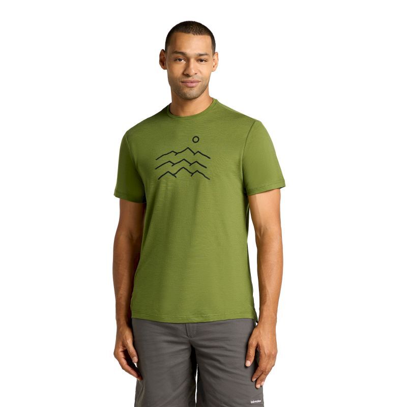 icebreaker Merino Blend 125 Cool-Lite Sphere SS Tee Across the Peaks - Merino shirt - Men's | Hardloop
