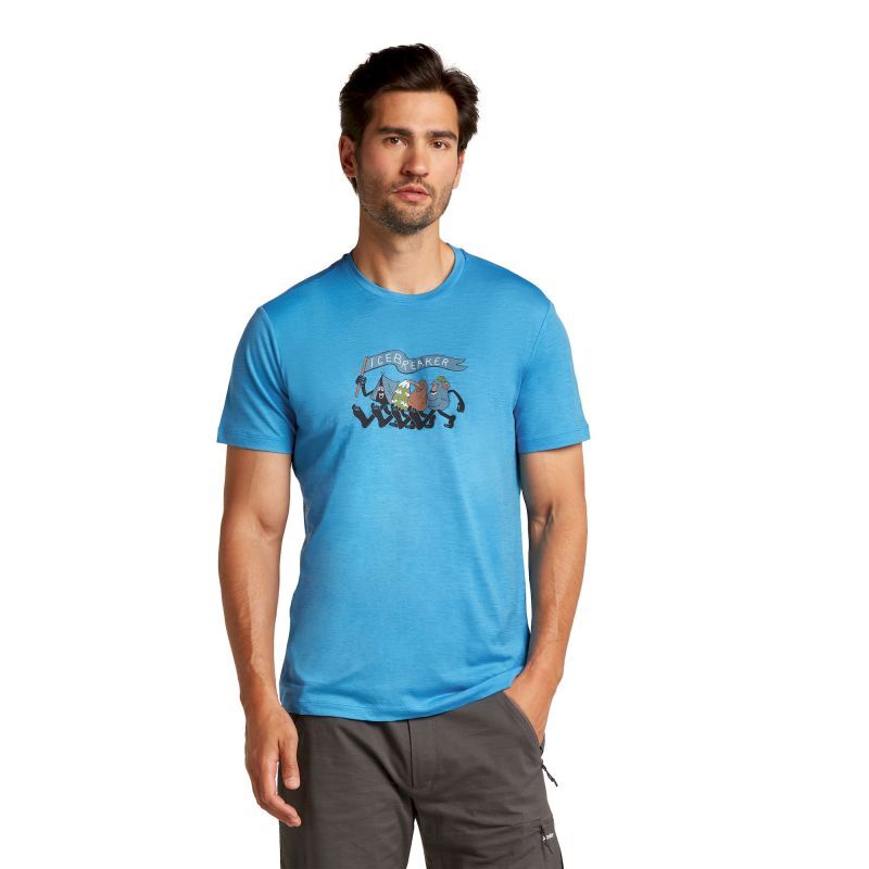 icebreaker Merino 150 Tech Lite SS Tee Hike Together - Koszulka z wełny Merino® męska | Hardloop