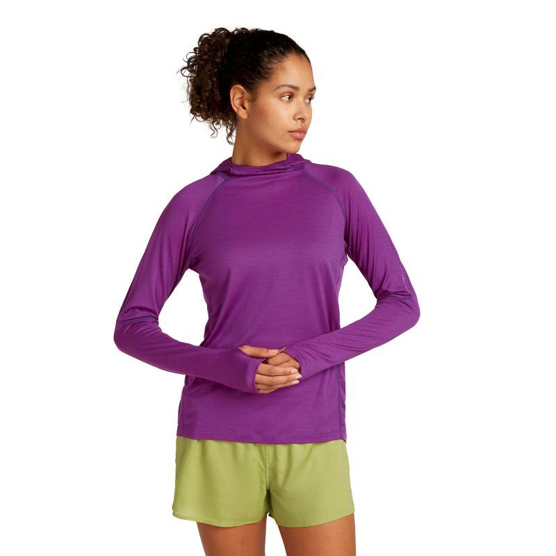 icebreaker 150 MerinoFine Ace LS Hoodie - Sweatshirt en laine mérinos femme | Hardloop