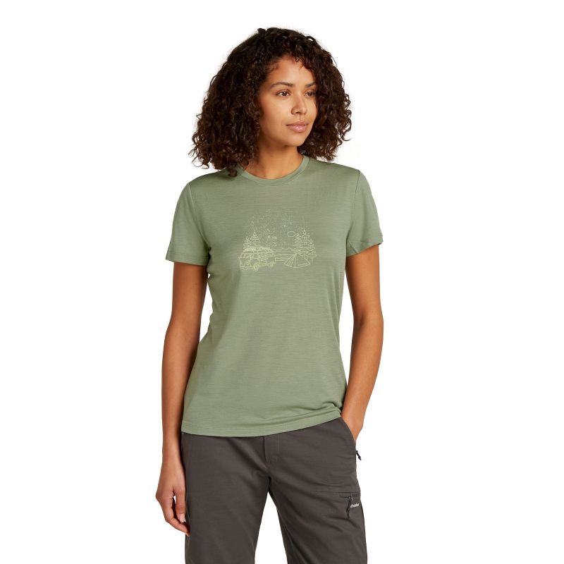 icebreaker Merino 150 Tech Lite SS Tee Van Camp - Koszulka z wełny Merino® damska | Hardloop
