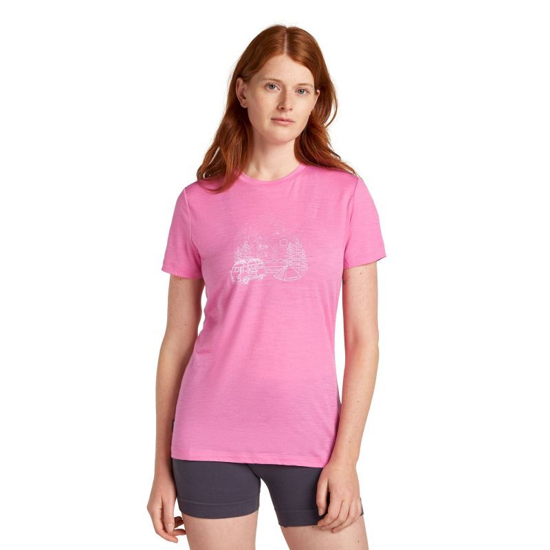 icebreaker Merino 150 Tech Lite SS Tee Van Camp - Merino shirt - Women's | Hardloop