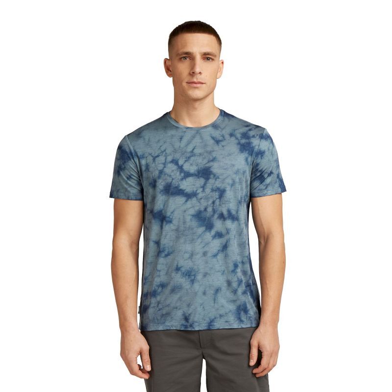 icebreaker Merino 150 Tech Lite SS Tee Cloud Dye - Merinoshirt - Heren | Hardloop